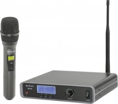 Citronic RU105-H, laditelný UHF ruční mikrofon, 81 frekvencí