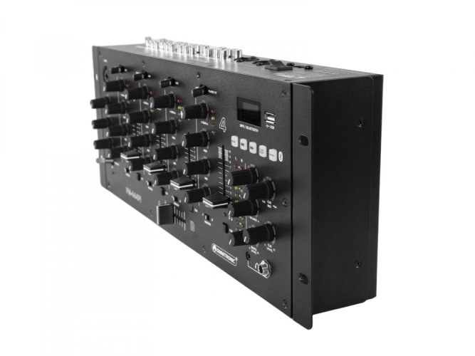 Omnitronic PM-444Pi, 4-kanálový mixážní pult s MP3/BT přehrávačem a USB rozhraním