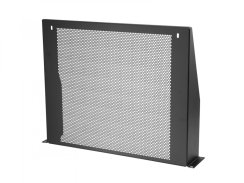 Racková polička 2U s ventilačními otvory, černá