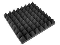 Akustická pěna, pyramidy 100 mm, 50 x 50 cm Akustická pěna, pyramidy 100 mm, 50 x 50 cm