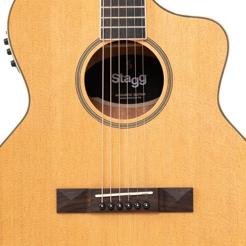 Stagg SA45 OCE-FM, elekroakustická kytara typu Orchestra