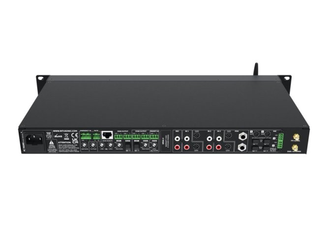 INTUSONIC PAA4, stereo mediální předzesilovač s 2výstupy  