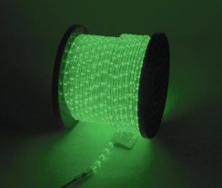 Eurolite rubberlight RL1-230V, zelený, 44m