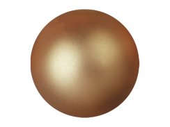 Vánoční dekorační ozdoby, 3,5 cm, měděná metalíza, 48 ks