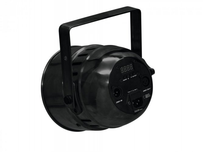 Eurolite LED PAR-56, 9x10W HCL, krátký černý