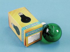 Omnilux A19 230V/25W E-27, zelená