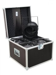 Transportní case pro 4 x PAR-LED 64 spot, krátký