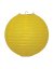 Lampion papírový 25 cm, žlutý