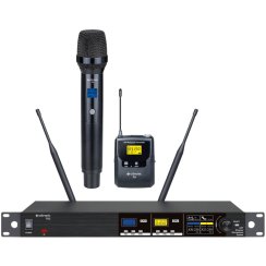 Citronic TU2-C, 2-kanálový mikrofonní set, 823-832 / 863-865 MHz