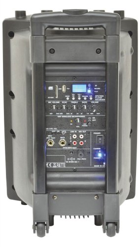 QTX QR10PA, mobilní 10" zvukový systém MP3/SD/USB/VHF, 150W