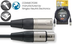 Stagg NMC3XX, kabel XLR/XLR, 3m - rozbaleno (25017751)