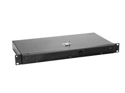 Omnitronic KE-1, racková zásuvka se zámkem, 1U Omnitronic KE-1, racková zásuvka se zámkem, 1U
