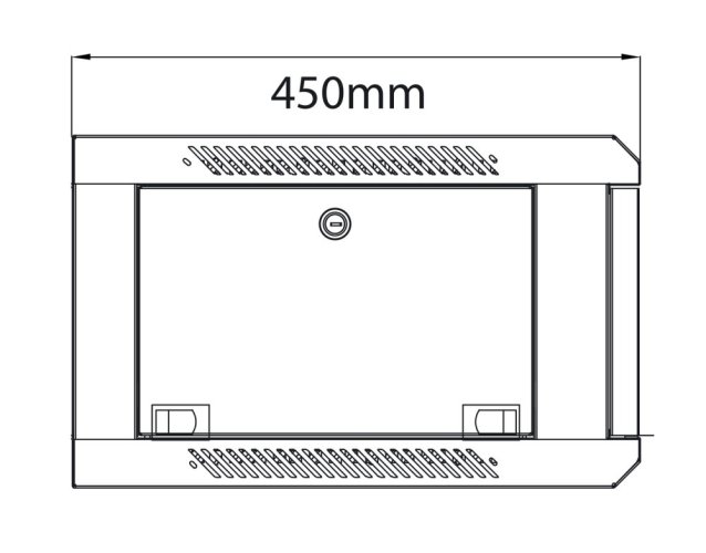 Adastra RC4U450, 19" Racková skříň, 4U, hloubka 450 mm