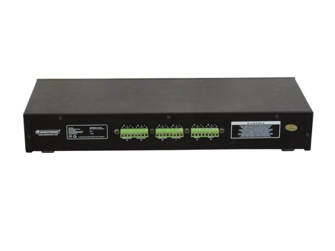 Omnitronic 2/4-zónový PA ovladač hlasitosti 100W stereo, černý