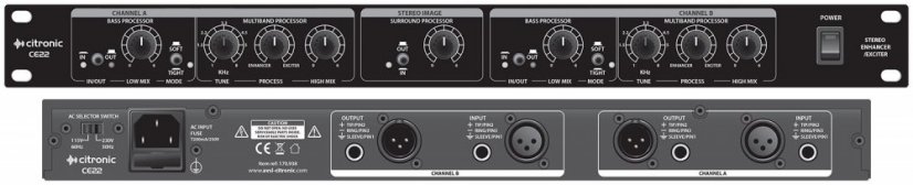 Citronic CE22 stereo enhancer/exciter