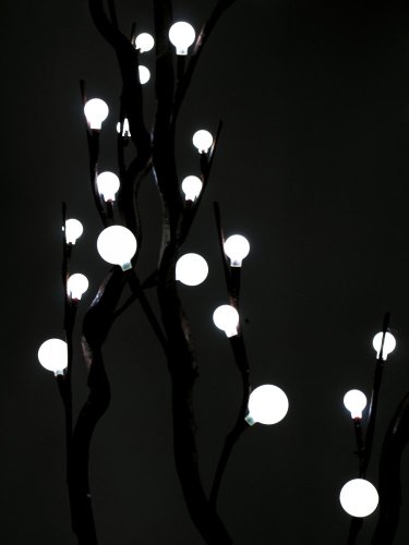 LED větvičky, s bílými LED diodami, 120 cm