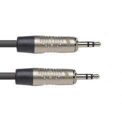 Stagg NAC1MPSR, propojovací kabel Jack 3,5mm stereo, 1m