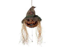 Halloweenská dýňová hlava, 70 cm Halloweenská dýňová hlava, 70 cm