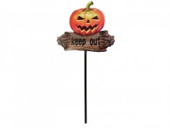 Halloween dýně "KEEP OUT", 50 cm