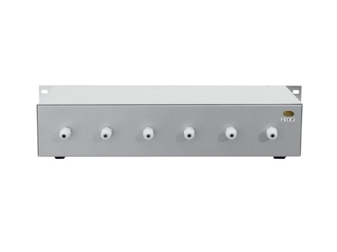 Omnitronic 6-ti zónový PA ovladač hlasitosti 5W stereo, stříbrný