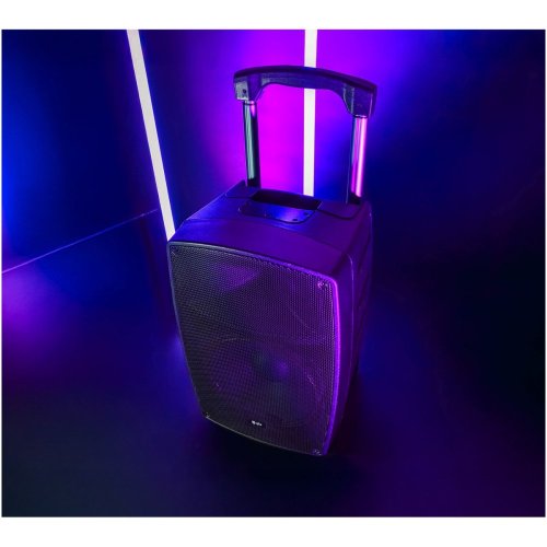 QTX PERFORMER-12, přenosný 12" PA systém, 2x dobíjecí UHF mikr., 200W