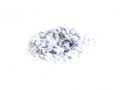 Tcm Fx pomalu padající konfety, sněhové vločky 10x10mm, bílé, 1kg
