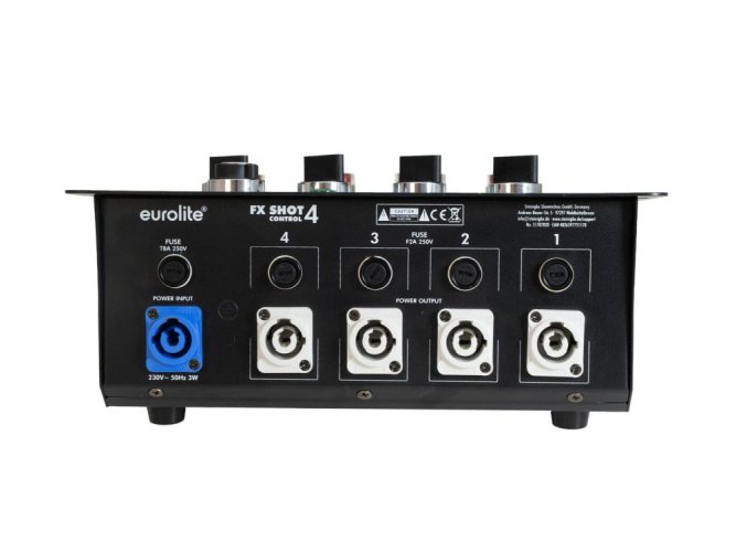 Eurolite FX Shot Control 4, řídicí systém pro zařízení se speciálními efekty