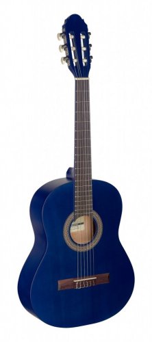Stagg C410 M BLUE, klasická kytara 1/2, modrá - rozbaleno (25022756)
