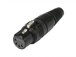 Hicon XLR plug 5pin HI-X5CF-B