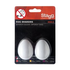 Stagg EGG-2 WH, pár vajíček, bílé