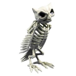 Halloween kostra sovy, 32 cm Halloween kostra sovy, 32 cm