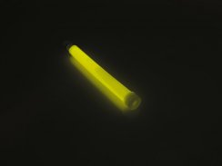 Svítící tyčinka 15 cm, sada 12 ks, žlutá