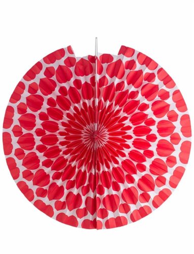 Papírové lampiony s malými srdíčky, 3x