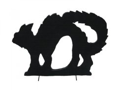 Halloween silueta kočky, 42cm