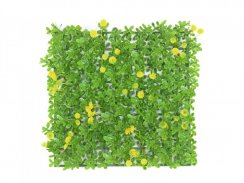 Umělá tráva, zeleno-žlutá, 25x25cm
