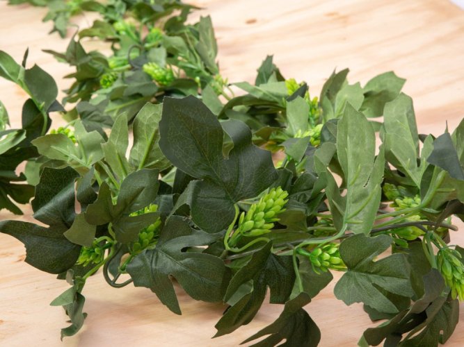 Chmelová girlanda, umělá, 170cm