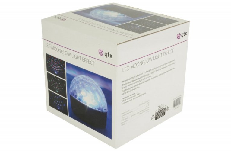 QTX Moonglow světelný LED efekt, 6x 1W RGBWAP diody