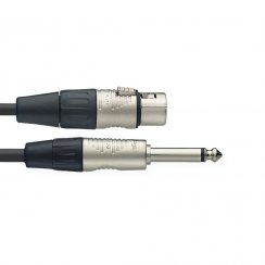Stagg NMC10XPR, mikrofonní kabel XLR samice – Jack 6,3 mm mono samec, 10m