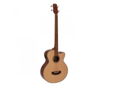 Dimavery AB-450, elektroakustická baskytara, přírodní Dimavery AB-450, elektroakustická baskytara, přírodní