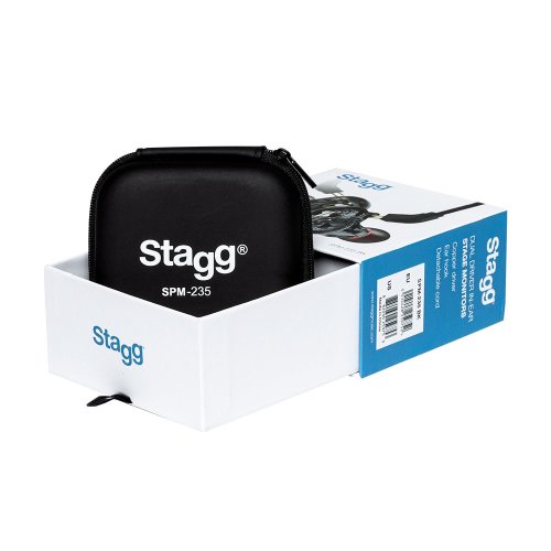 Stagg SPM-235 TR, in-ear sluchátka, transparentní