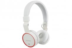 AV:link PBH-10 bezdrátová Bluetooth SD sluchátka, bílá