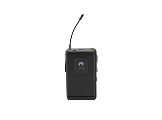 OMNITRONIC PORTY-8A Bodypack + klopový mikrofon 863.1 MHz OMNITRONIC PORTY-8A Bodypack + klopový mikrofon 863.1 MHz