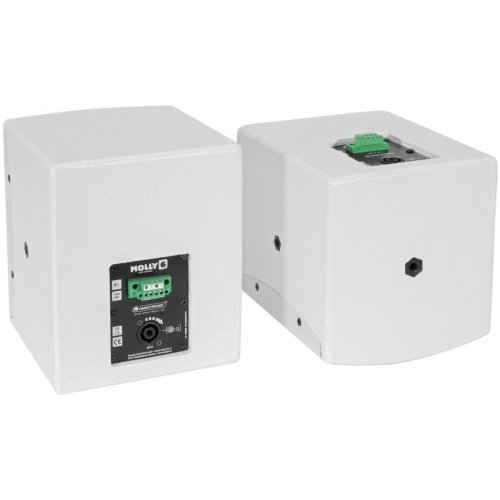 Omnitronic Set MOLLY-12A + 2x MOLLY-6 Top, 760W, BT, bílý - použito (20000728)