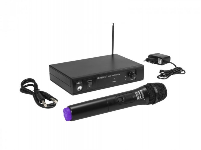 Omnitronic VHF-101, 1-kanálový bezdrátový mikrofonní set 200.10 MHz