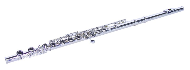 Dimavery QP-10 C flétna příčná, postříbřená, předsunutá G klapka,