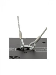 Lanko jistící 3 mm x 600 mm, až do 5 kg, černé, krabina typ B