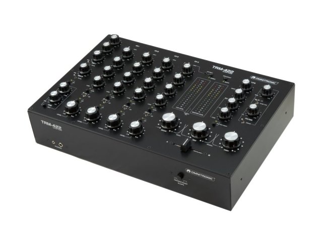 Omnitronic TRM-422, 4-kanálový mixážní pult pro DJe