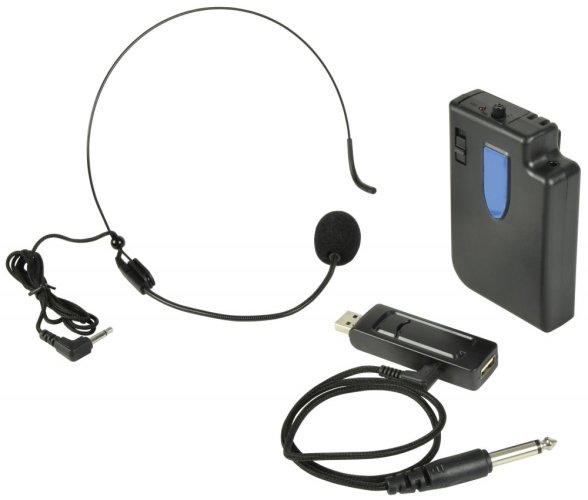 QTX U-MIC, 1-kanálový bezdrátový mikrofonní set  864,8 MHz