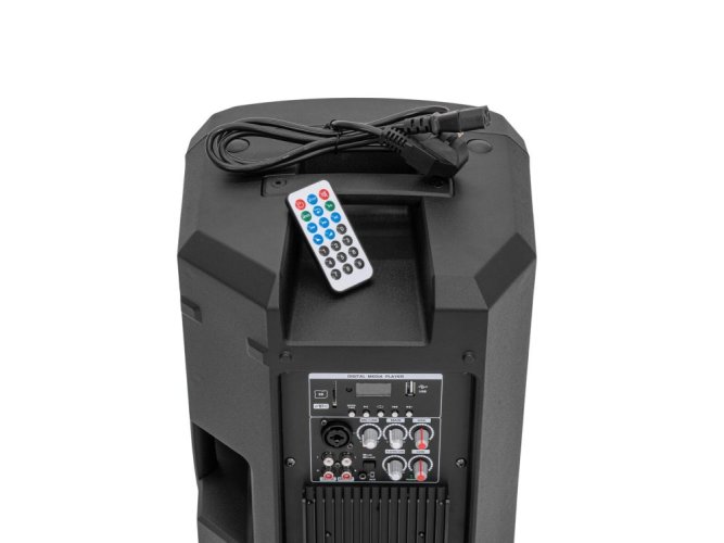 Omnitronic VFM-210AP MK2, aktivní 10" reprobox SD/BT/USB/TWS, 90W
