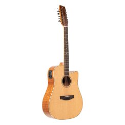 Stagg SA45 DCE-FM/12, elektroakustická 12-ti strunná kytara typu Dreadnought